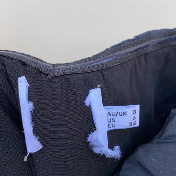 Princess Polly Womens size 4 black Ivy sexy Corset mini strapless dress👇🏼 - Picture 4 of 10